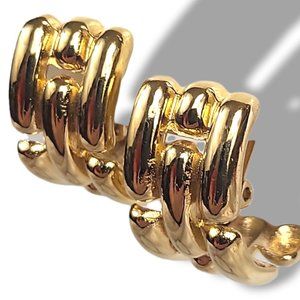 Woman's Jewelry Vintage Earrings Givenchy Paris New York Signed Gold Pla…